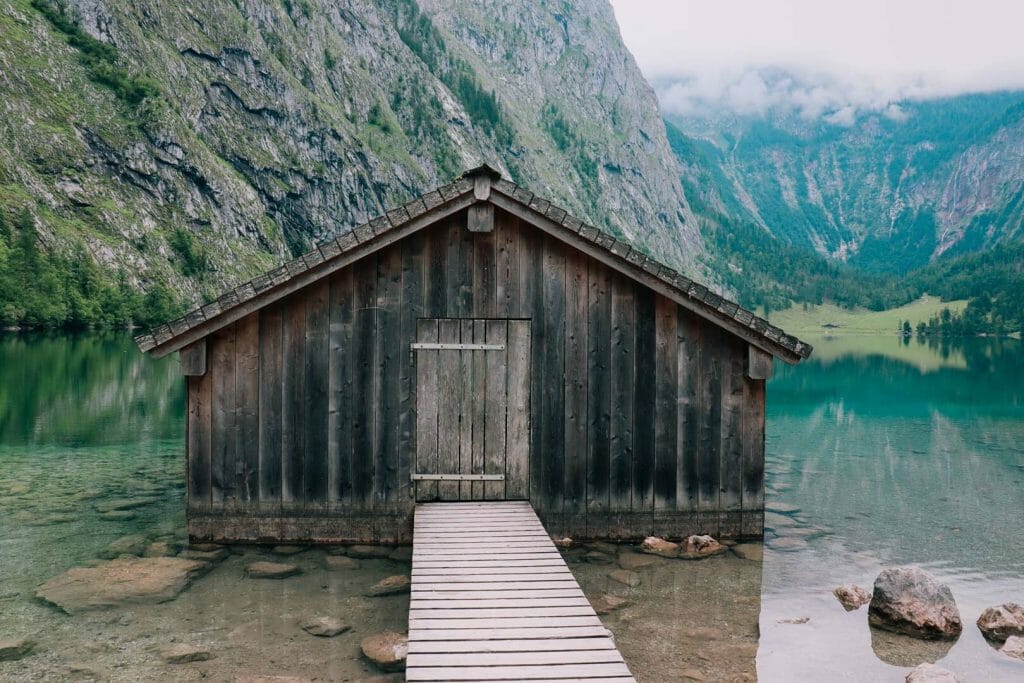 cabane lac obersee