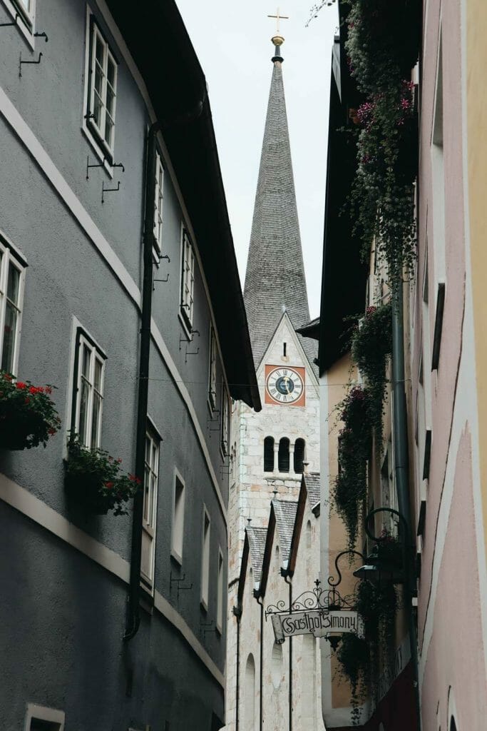 clocher village d’Hallstatt