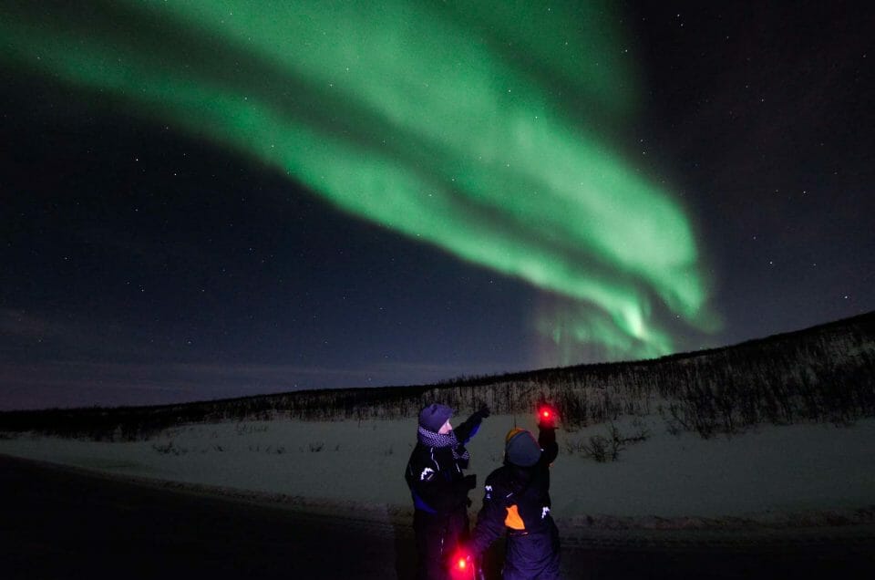 Voir des aurores boréales en Norvège