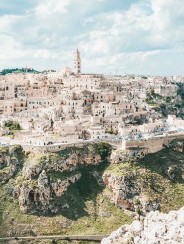 vue sur la ville de matéra