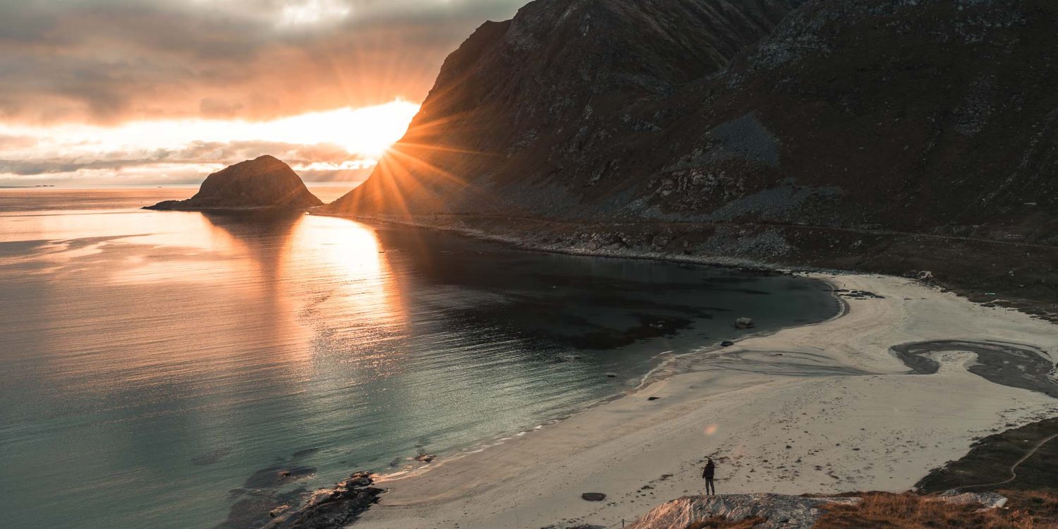 coucher de soleil lofoten