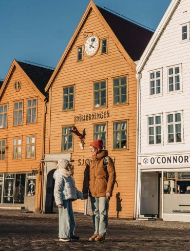 Maisons en bois colorées Bryggen