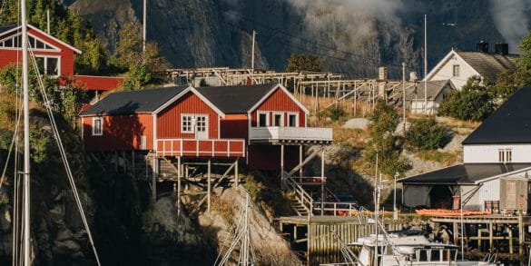 village de pêcheurs îles Lofoten