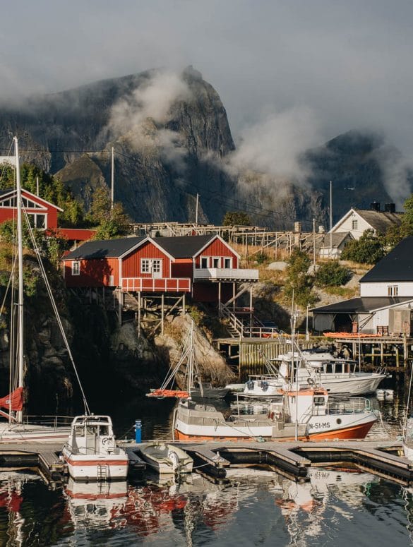village de pêcheurs îles Lofoten
