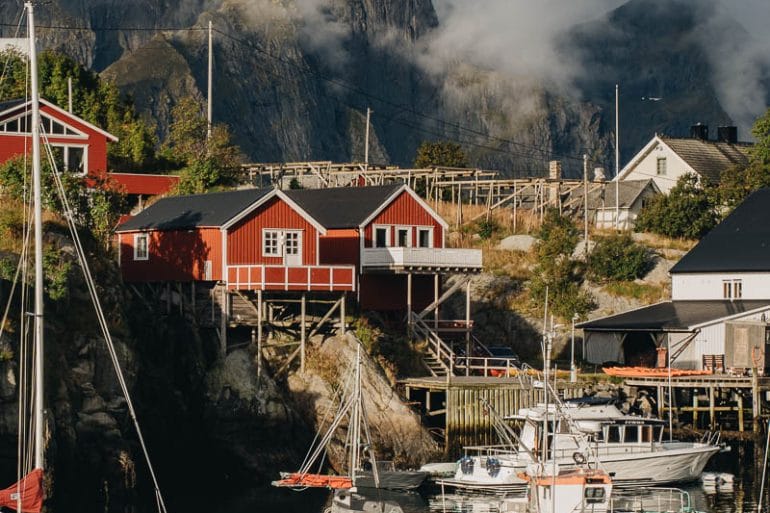 village de pêcheurs îles Lofoten