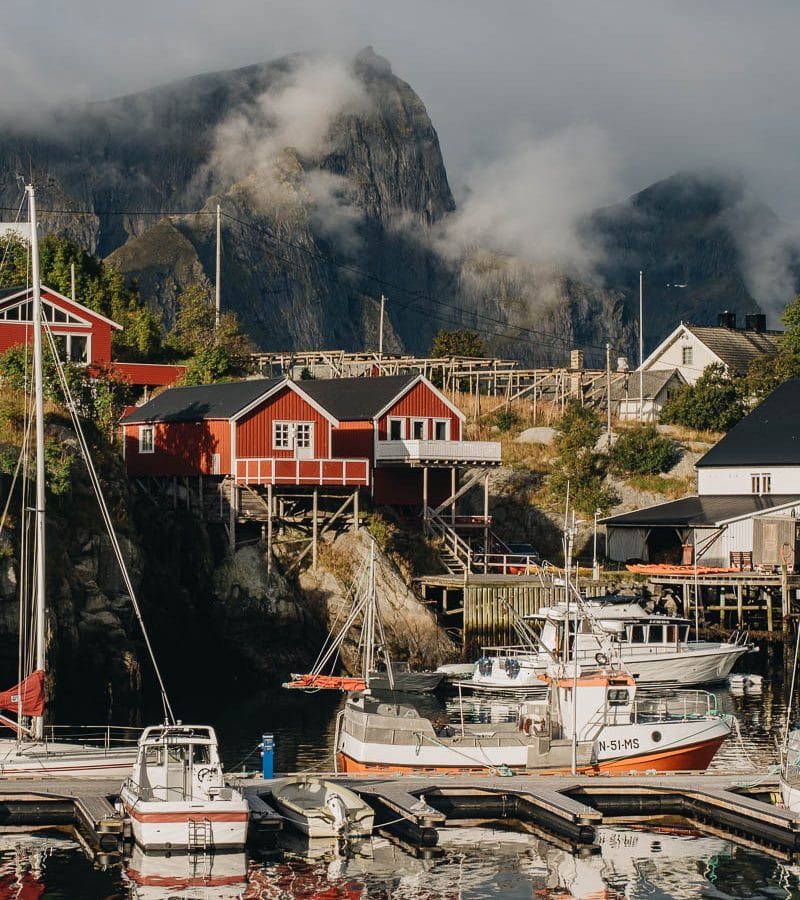 village de pêcheurs îles Lofoten