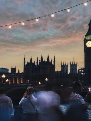 Londres au coucher de soleil